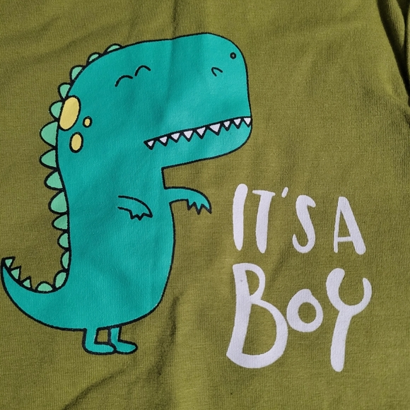 It's a Boy Dinosaur One Piece NWT - Picture 2 of 5